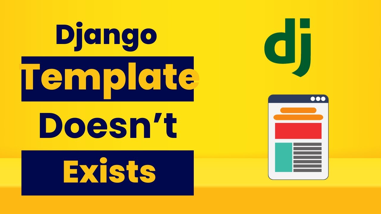 Handling Django TemplateDoesNotExist Error