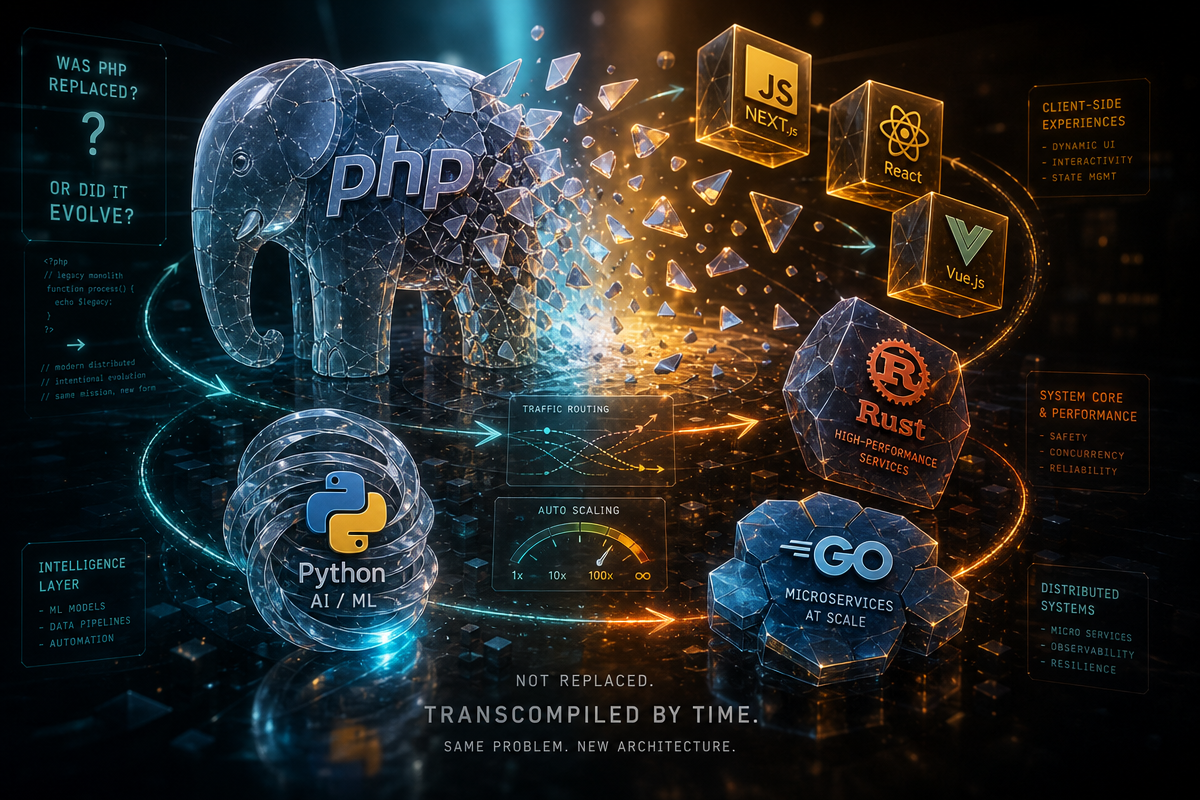 What Replaced PHP? The Truth About Modern Web Development in 2026