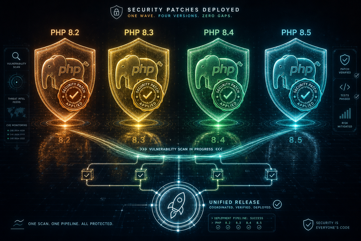 PHP 8.2, 8.3, 8.4 and 8.5 updated to their latest security patch releases | Pantheon Docs