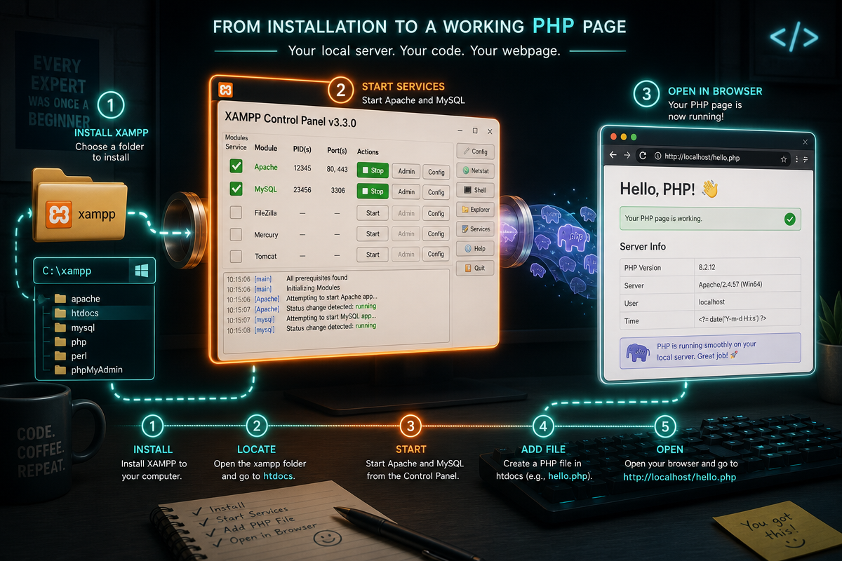 How to Run a PHP File Using XAMPP: A Step By Step Guide