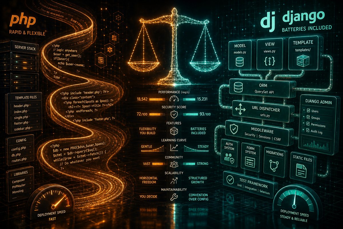 Django vs PHP: Which Technology Should You Choose in 2026?