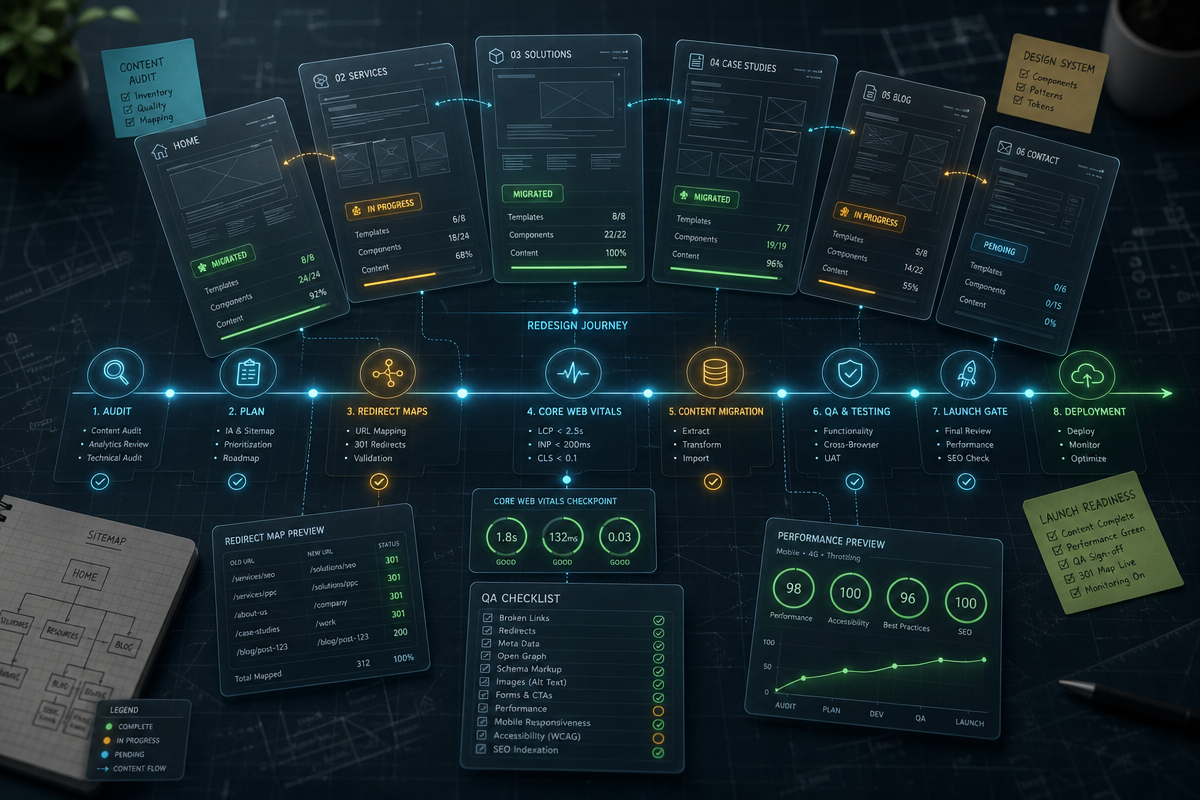 Website Redesign Checklist for 2026 - Swaragh Technologies